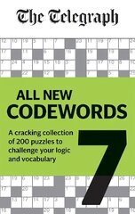 Telegraph: All New Codewords Volume 7: A cracking collection of over 200 puzzles to challenge your logic and vocabulary hind ja info | Tervislik eluviis ja toitumine | kaup24.ee