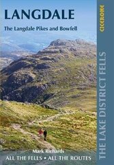 Walking the Lake District Fells - Langdale: The Langdale Pikes and Bowfell 2nd Revised edition цена и информация | Путеводители, путешествия | kaup24.ee