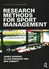 Research Methods for Sport Management hind ja info | Tervislik eluviis ja toitumine | kaup24.ee