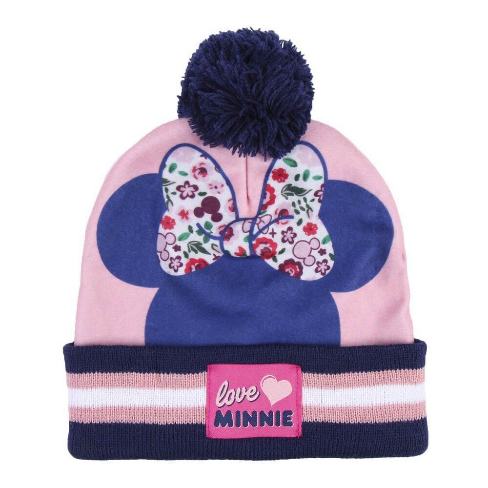 Mütsid ja kindad minnie mouse roosa hind ja info | Tüdrukute mütsid, sallid, kindad | kaup24.ee