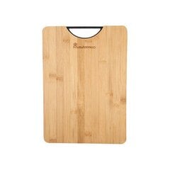 Lõikelaud Masterpro Foodies pruun bambus (35 x 25 x 3 cm) hind ja info | Lõikelauad | kaup24.ee