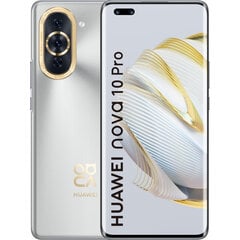 Huawei Nova 10 Pro 8/256GB Dual SIM Starry Silver 51097ETV цена и информация | Мобильные телефоны | kaup24.ee