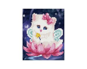 Алмазная мозаика 17x21 cm.  "Magic kitten" цена и информация | Алмазная мозаика | kaup24.ee