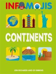 Infomojis: Continents Illustrated edition цена и информация | Книги для подростков и молодежи | kaup24.ee