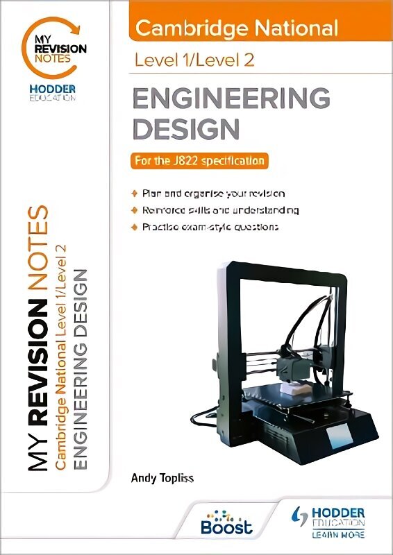 My Revision Notes: Level 1/Level 2 Cambridge National in Engineering Design цена и информация | Noortekirjandus | kaup24.ee