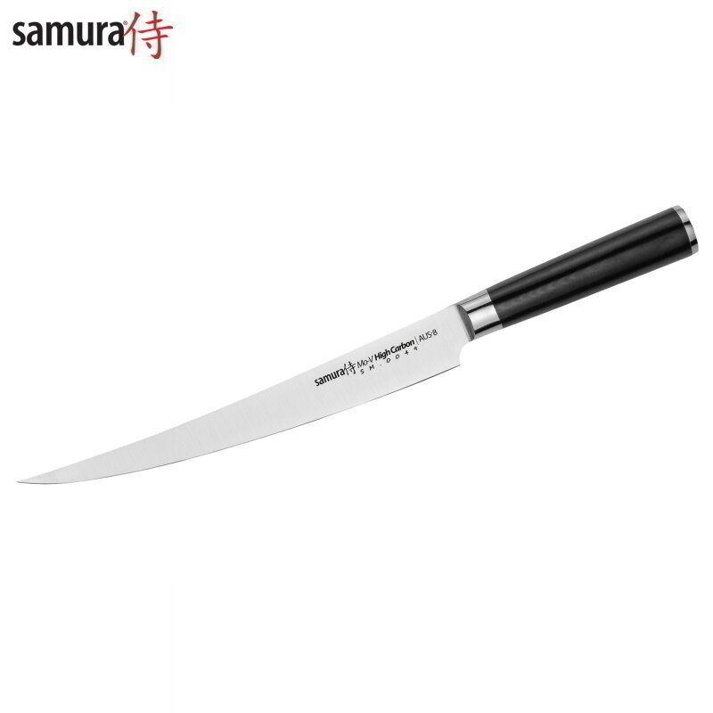 Samura MO-V Kitchen Universal Long Slicer nuga 251 mm AUS 8 Jaapani terasest 59 HRC цена и информация | Noad ja tarvikud | kaup24.ee