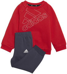 Laste spordikostüüm Adidas I Bl Fl Jog Blue Red H65820 H65820/98 цена и информация | Комплекты для мальчиков | kaup24.ee