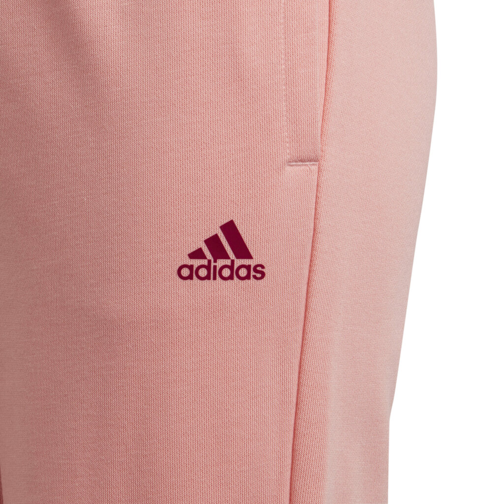 Tüdrukute püksid Adidas G Lin Ft C Pant Pink HE1975 HE1975/164 цена и информация | Tüdrukute retuusid, püksid | kaup24.ee