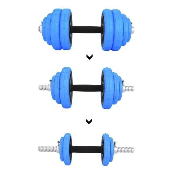 SGG30 DUMBBELL SET-BARBELL IN SUITCASE 30KG HMS цена и информация | Hantlid, kangid, raskused | kaup24.ee