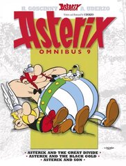 Asterix: Asterix Omnibus 9: Asterix and The Great Divide, Asterix and The Black Gold, Asterix and Son цена и информация | Книги для подростков и молодежи | kaup24.ee