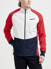 Meeste suusajakk Craft ADV Storm Jacket M, punane/tumesinine/valge hind ja info | Meeste spordiriided | kaup24.ee