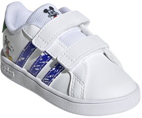 Laste jalanõud Adidas Grand Court Mm Cf I White GZ3317 GZ3317/9K hind ja info | Laste spordijalatsid | kaup24.ee