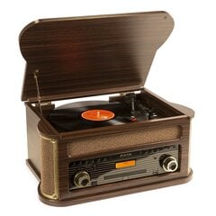 Fenton Memphis Vintage plaadimängija tume puit hind ja info | Vinüülplaadimängijad ja grammofonid | kaup24.ee