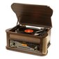 Fenton Memphis Vintage plaadimängija tume puit hind ja info | Vinüülplaadimängijad ja grammofonid | kaup24.ee