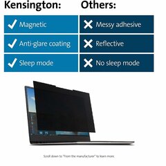 Monitori privaatsusfilter Kensington K58353WW цена и информация | Охлаждающие подставки и другие принадлежности | kaup24.ee