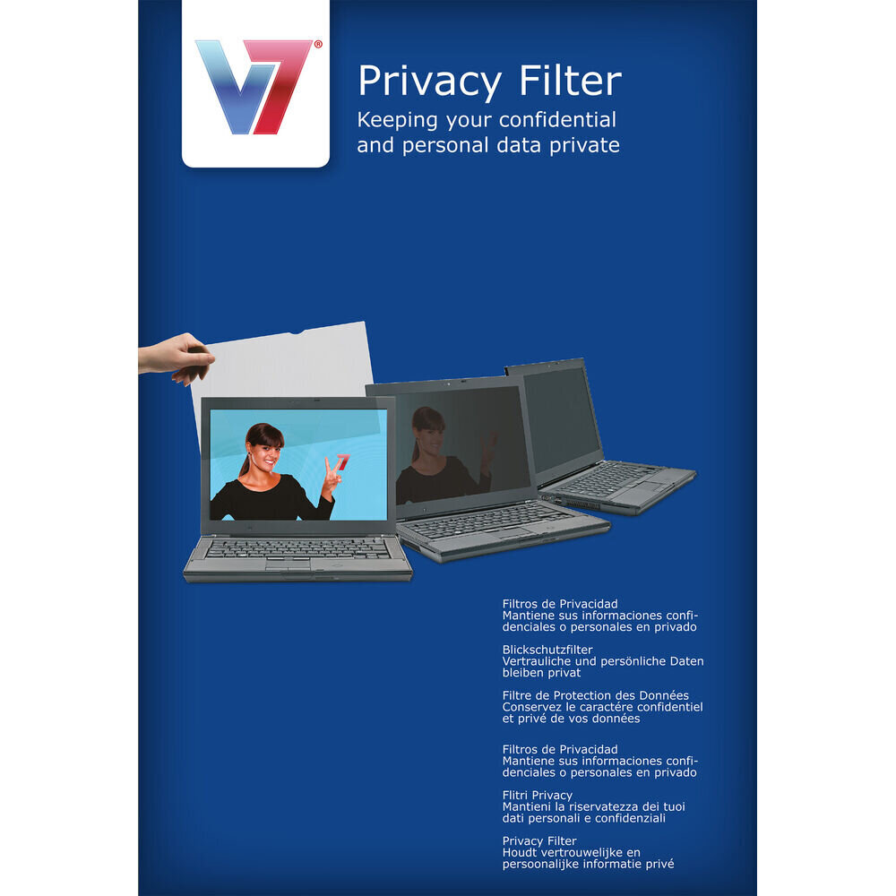 Monitori privaatsusfilter V7 PS19.0WA2-2E цена и информация | Sülearvuti tarvikud | kaup24.ee