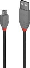 CABLE USB2 A TO MICRO-B 0.5M/ANTHRA 36731 LINDY цена и информация | Borofone 43757-uniw | kaup24.ee