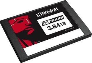 Kingston SEDC500M/3840G hind ja info | Sisemised kõvakettad (HDD, SSD, Hybrid) | kaup24.ee