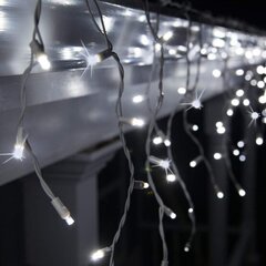 500 LED-pirniga professionaalne õue valguskett Jääpurikad Brosberg, 15 m, külmvalge hind ja info | Jõulutuled | kaup24.ee