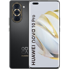Huawei Nova 10 Pro 8/256GB Dual SIM Starry Black 51097ETX hind ja info | Telefonid | kaup24.ee