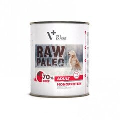 Консервы для взрослых собак с говядиной Raw Paleo, без зерновые, 800 г цена и информация | Консервы для собак | kaup24.ee