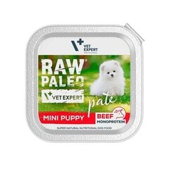 Паштет для щенков мелких пород с индейкой Raw Paleo, без зерновой, 150 г цена и информация | Консервы для собак | kaup24.ee