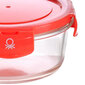 Hermeetiline lõunasöögi karp Benetton punane plastmass borosilikaatklaas 410 ml hind ja info | Toidu säilitusnõud | kaup24.ee