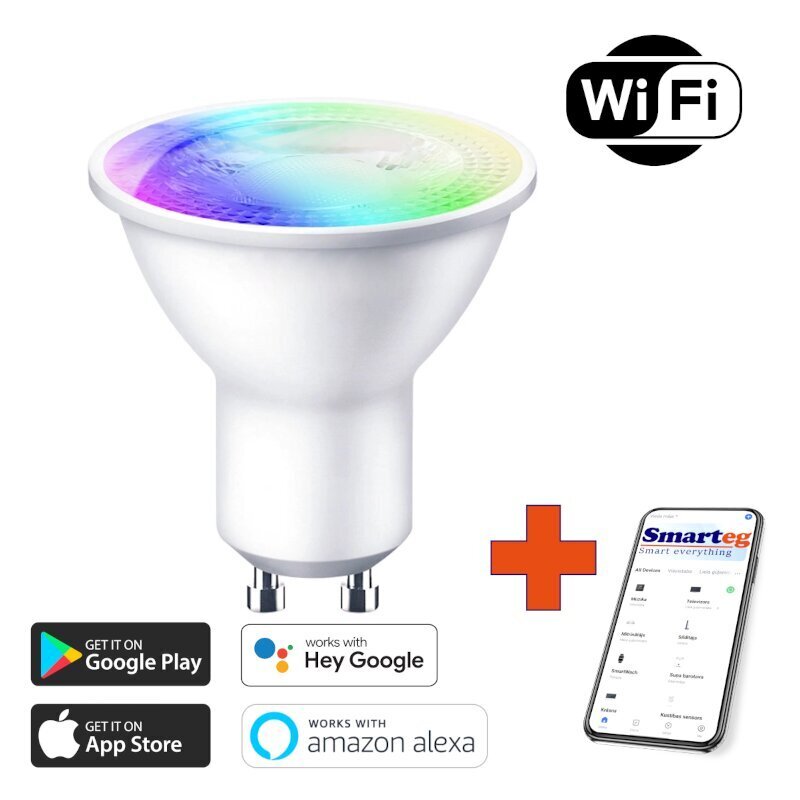 LED-lambi GU10 Wi-Fi цена и информация | Lambipirnid, lambid | kaup24.ee