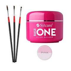 Küünte pikendamise komplekt Silcare Pink küünegeel 50 g N04 цена и информация | Лаки для ногтей, укрепители для ногтей | kaup24.ee