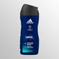 Komplekt Adidas UEFA VIII meestele: tualettvesi EDT 50 ml + dušigeel 250 ml hind ja info | Dušigeelid, õlid | kaup24.ee