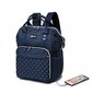 Beebitarvete seljakott Milly Navy Dot, tumesinine hind ja info | Vankrite tarvikud | kaup24.ee