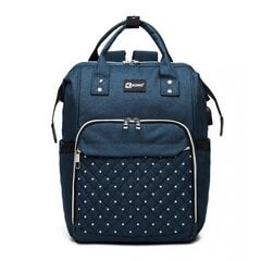 Beebitarvete seljakott Milly Navy Dot, tumesinine hind ja info | Vankrite tarvikud | kaup24.ee