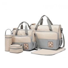 Комплект сумок для новорожденных Uma Grey из 5 предметов, серый цена и информация | Аксессуары для колясок | kaup24.ee