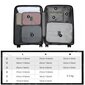 Reisikohvri sisu organiseerija komplekt Lola Grey 6-osaline, hall hind ja info | Kohvrid, reisikotid | kaup24.ee