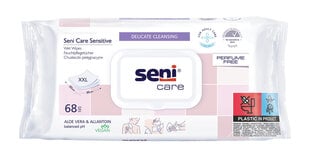 Влажные салфетки Seni Care Sensitive, 68 шт. цена и информация | Влажные салфетки | kaup24.ee