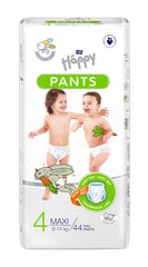 Подгузники-трусики Happy Pants Maxi, 4. размер (8-14 кг), 44 шт. цена и информация | Подгузники | kaup24.ee
