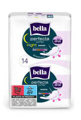 Hügieenisidemed Bella Perfecta Ultra Night, 14 tk hind ja info | Tampoonid, hügieenisidemed, menstruaalanumad | kaup24.ee