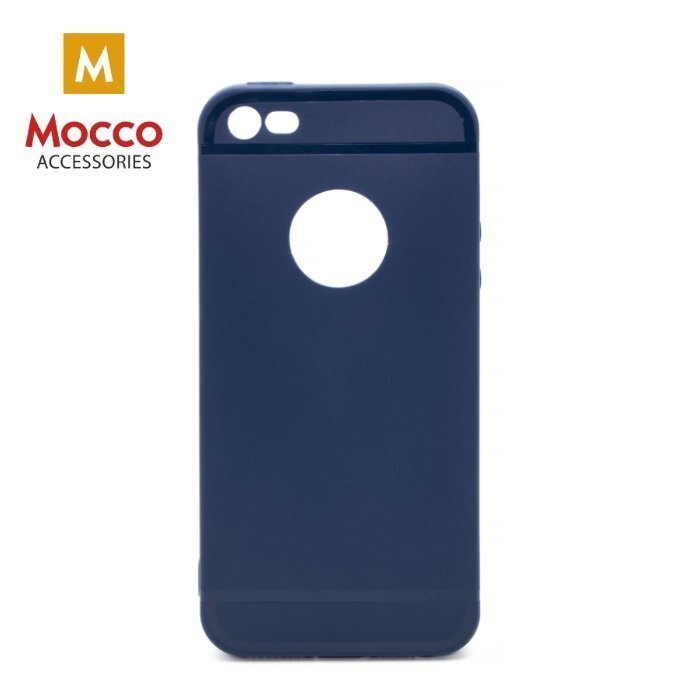 Mocco Trendy Fit silikoon tagus telefonile Apple iPhone X, sinine hind ja info | Telefoni kaaned, ümbrised | kaup24.ee