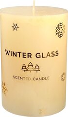 Jõuluteemaline lõhnaküünal Artman Winter Glass - keskmine suurus, 1 tk. hind ja info | Küünlad, küünlajalad | kaup24.ee