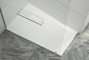 Dušialus Sanplast Space Mineral BTL-M/Space 90x150x1,5 värv pruun цена и информация | Полочки для душа | kaup24.ee