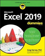 Excel 2019 For Dummies цена и информация | Книги по экономике | kaup24.ee