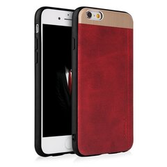 Qult Luxury Slate Back Case Silicone Case for Apple iPhone X Red hind ja info | Telefoni kaaned, ümbrised | kaup24.ee