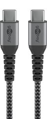 USB-C to USB-C kaabel 0.5m цена и информация | Адаптеры и USB-hub | kaup24.ee
