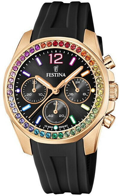 Festina Boyfriend Rainbow 20611/3 цена и информация | Naiste käekellad | kaup24.ee