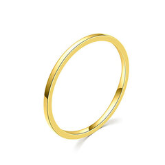 MOISS Минималистское позолоченное кольцо R0001984 цена и информация | Кольцо | kaup24.ee