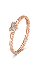 Романтичное бронзовое кольцо с цирконами Rosato Allegra RZA018 цена и информация | Кольцо | kaup24.ee