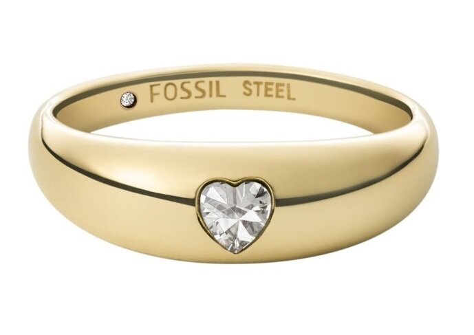 Fossil Ajatu kullatud sõrmus sõbrapäeva südamega JF03938710 hind ja info | Sõrmused | kaup24.ee
