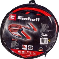 Einhell Start Ad Aid Cable Bt-Bo 25/1 Светодиодный SP для бензиновых и дизельных двигателей (4 полных изолированных щипцов (светодиодные освещенные), с практической сумкой для переноски) цена и информация | Зарядные устройства | kaup24.ee