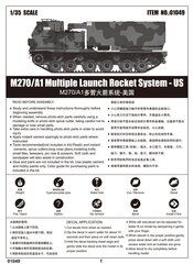 Trumpeter Реактивная система залпового огня M270 / A1 цена и информация | Коллекционные модели автомобилей | kaup24.ee