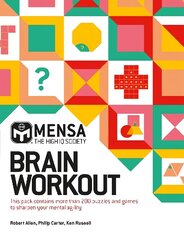 Mensa Brain Workout Pack: Improve your mental abilities with 200 puzzles and games hind ja info | Tervislik eluviis ja toitumine | kaup24.ee
